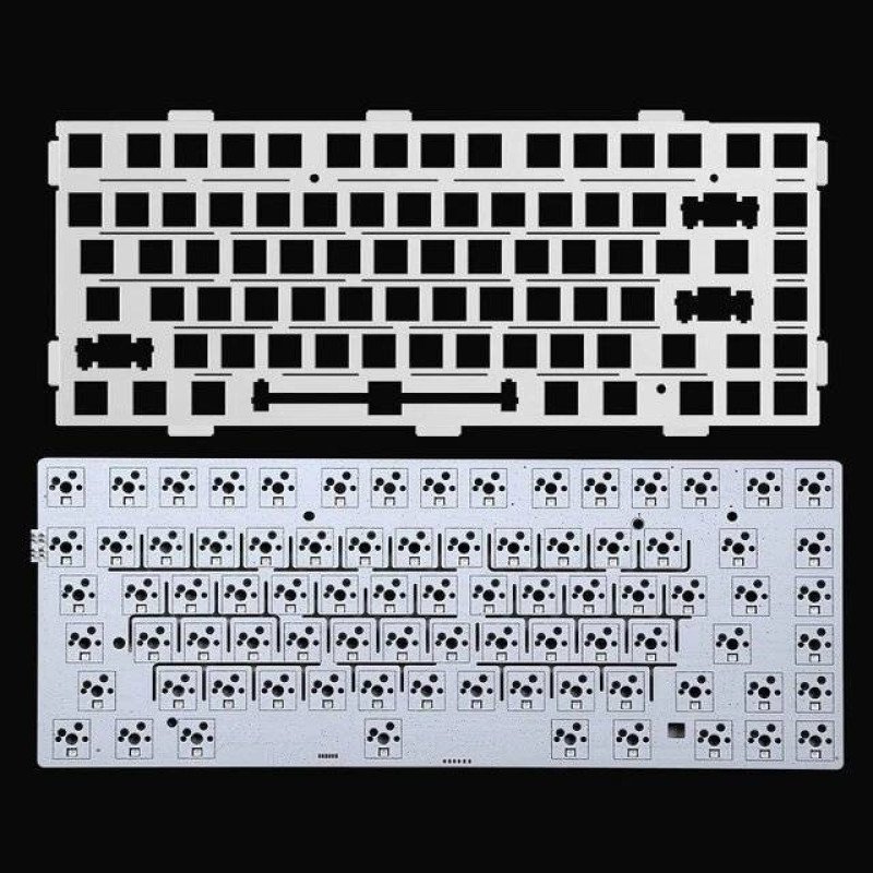MCHOSE G75 Pro 75% [2.4G-BT-Wired] Keyboard (White & Blue)