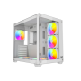 CASE MNTOB MN-3000WH TOKYO 7FAN ARGB WHITE