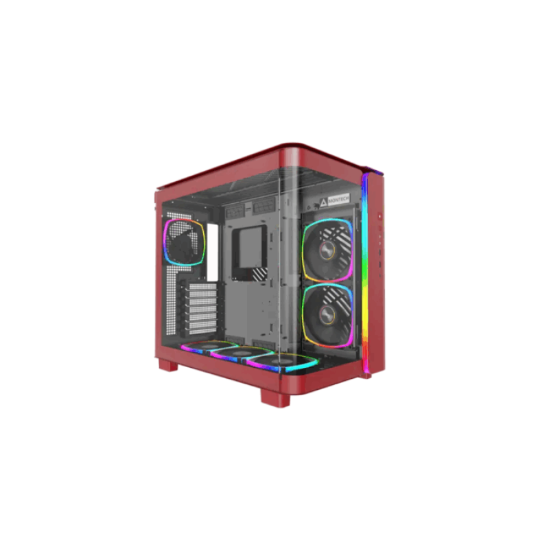 MONTECH KING 95 PRO RED CASE