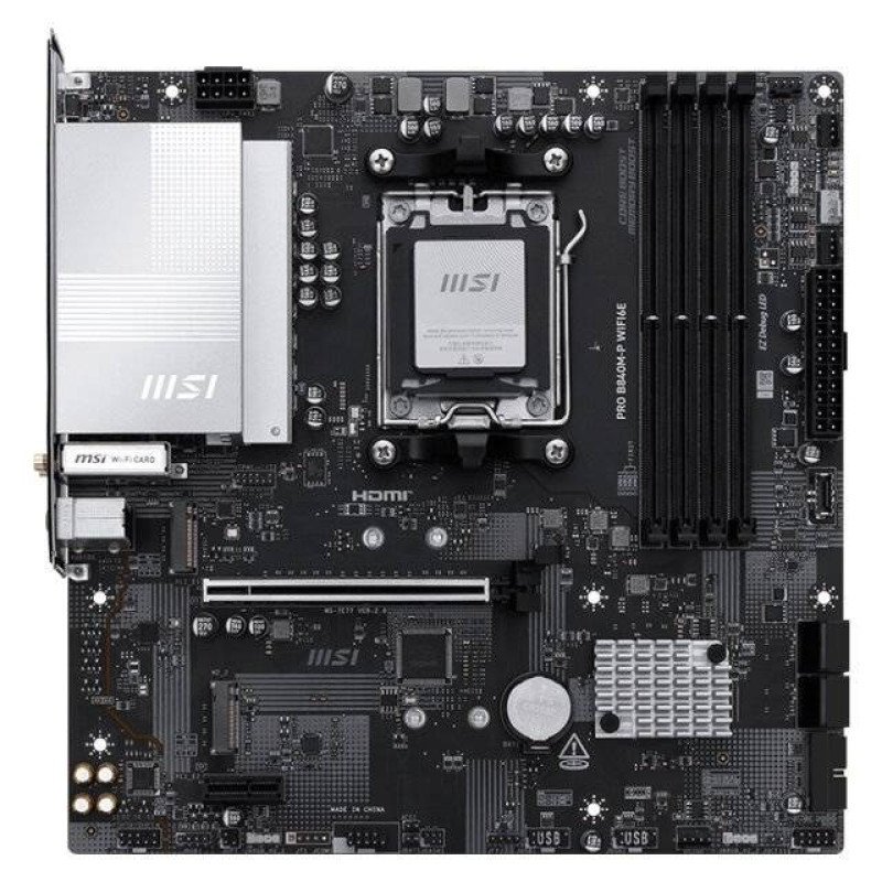 MSI PRO B840M‑P Motherboard WiFi DDR5