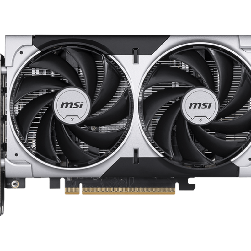 MSI GeForce RTX 5050 8 GB VENTUS 2X OC – NVIDIA Blackwell, 2560 CUDA Cores, 2617 MHz Boost, 20 Gbps GDDR6, 3× DP 2.1b, HDMI 2.1b, PCIe 5.0, 130 W TDP