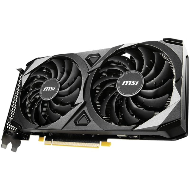 MSI GeForce RTX 3060 VENTUS 2X 12G OC – Ampere GPU, 12 GB GDDR6 15 Gbps, 1807 MHz Boost, Dual TORX Fan 3.0, 3× DP 1.4a & HDMI 2.1