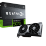MSI GeForce RTX 5070 12 GB VENTUS 2X OC – NVIDIA Blackwell, 6144 CUDA Cores, 2557 MHz Boost, 28 Gbps GDDR7, PCIe 5.0, Dual-Fan Cooling