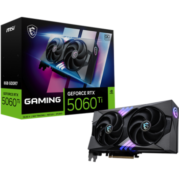 MSI GeForce RTX 5060 Ti 8G GAMING OC – 8 GB GDDR7, 28 Gbps, Twin Frozr 10 Cooling, PCIe 5.0, 180W, 4-Display Output
