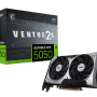 MSI GeForce RTX 5050 8 GB VENTUS 2X OC – NVIDIA Blackwell, 2560 CUDA Cores, 2617 MHz Boost, 20 Gbps GDDR6, 3× DP 2.1b, HDMI 2.1b, PCIe 5.0, 130 W TDP