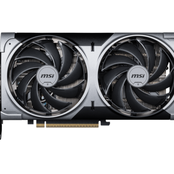 MSI GeForce RTX 5070 12 GB VENTUS 2X OC – NVIDIA Blackwell, 6144 CUDA Cores, 2557 MHz Boost, 28 Gbps GDDR7, PCIe 5.0, Dual-Fan Cooling