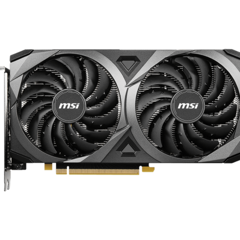 MSI GeForce RTX 3060 VENTUS 2X 12G OC – Ampere GPU, 12 GB GDDR6 15 Gbps, 1807 MHz Boost, Dual TORX Fan 3.0, 3× DP 1.4a & HDMI 2.1