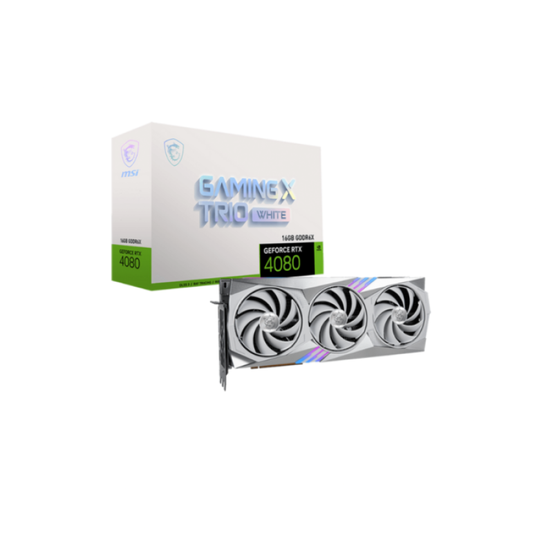 MSI GeForce RTX™ 4080 GAMING X TRIO 16GB WHITE