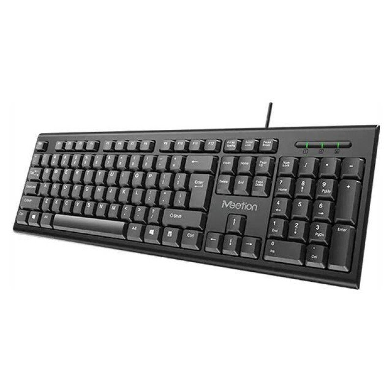 Meetion K100 Wired Keyboard [AR-EN] (Black)