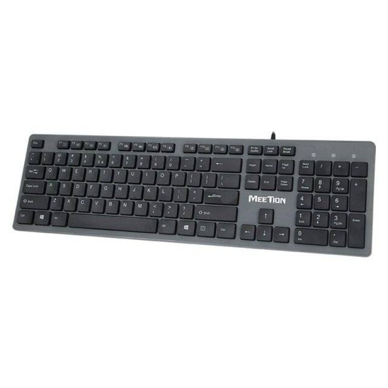 Meetion WK841 Keyboard [AR-EN] (Black)
