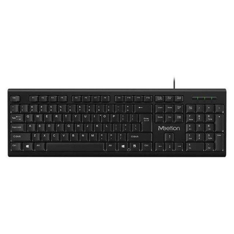 Meetion K100 Wired Keyboard [AR-EN] (Black)