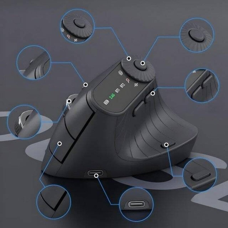 Monster Airmars M2 Pro 2.4G + BT Mouse (Ivory)