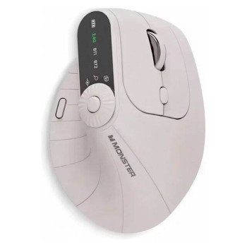 Monster Airmars M2 Pro 2.4G + BT Mouse (Ivory)