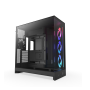 NZXT H9 FLOW RGB DUAL-CHAMBER MID TOWER Airflow Black CASE