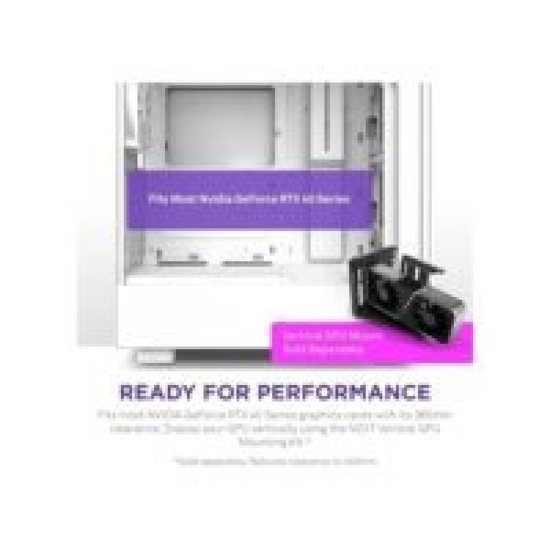 NZXT H5 FLOW EDITION ATX MID TOWER CASE – WHITE NZXT H5 FLOW EDITION ATX MID TOWER CASE – WHITE