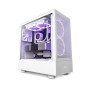NZXT H5 FLOW EDITION ATX MID TOWER CASE – WHITE
