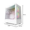 NZXT H5 FLOW RGB EDITION ATX MID TOWER CASE-WHITE NZXT H5 FLOW RGB EDITION ATX MID TOWER CASE-WHITE