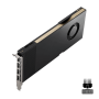 PNY NVIDIA RTX A4000 16GB GDDR6 ECC, 6144 CUDA Cores, PCIe 4.0, 140W, Single-Slot, 4x DisplayPort 1.4
