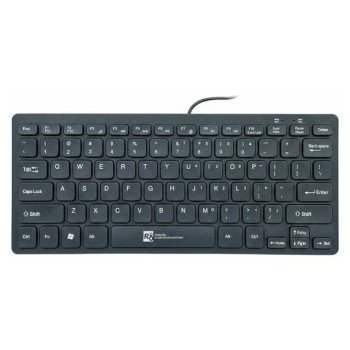 R8 1814 Mini Wired Keyboard 78‑Key (Black)