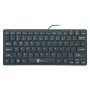 R8 1814 Mini Wired Keyboard 78‑Key (Black)