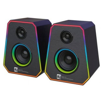 R8 SP‑15 Wired LED Speaker (Black)