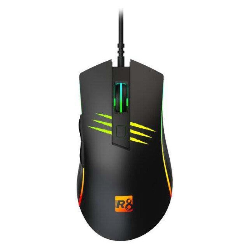 R8 G204 RGB Mouse Gaming (Black)