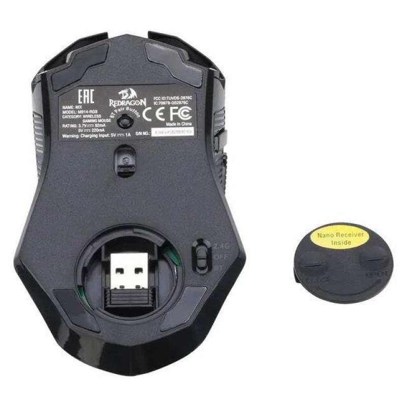 Redragon M914‑RGB Nix Wireless Mouse (2.4G)