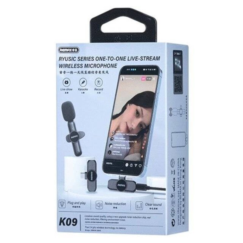 Remax K09 Wireless Mic (Type-C)