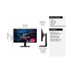 SAMSUNG MONITOR LS27FG706EM 27 4K 1Ms 360Hz IPS