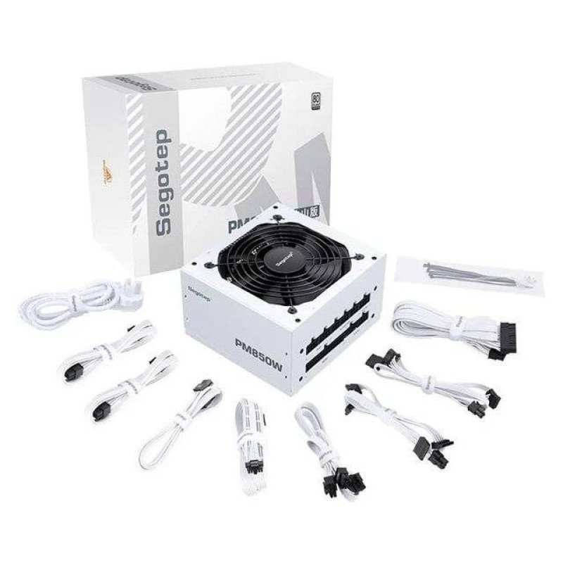 Segotep PM850W 80+ Platinum [Full Modular] PSU (White)