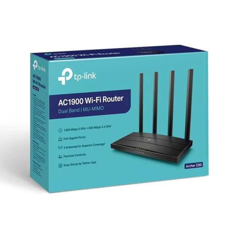 TP-Link Archer C80 AC1900 Wi-Fi Router