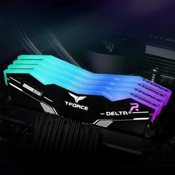 RAM DDR5 KIT 2x16GB 5600 T-FORCE DELTA RGB BLACK CL40 TEAM GROUP