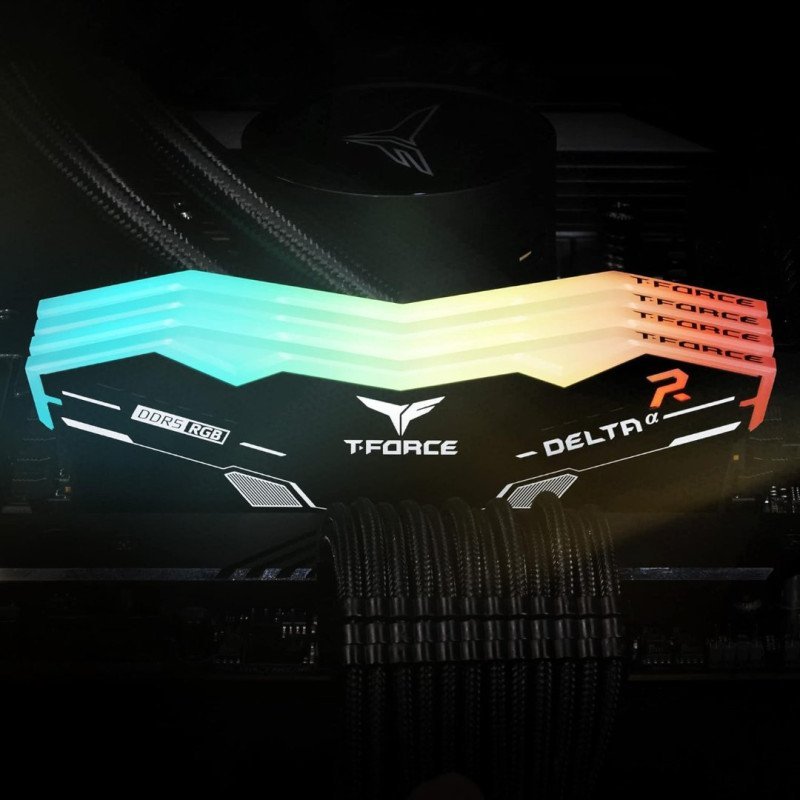 RAM DDR5 KIT 2x16GB 5600 T-FORCE DELTA RGB BLACK CL40 TEAM GROUP