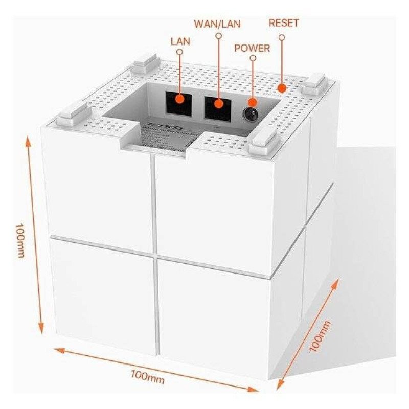 Tenda Nova MW6 (3-Pack) AC1200 Mesh