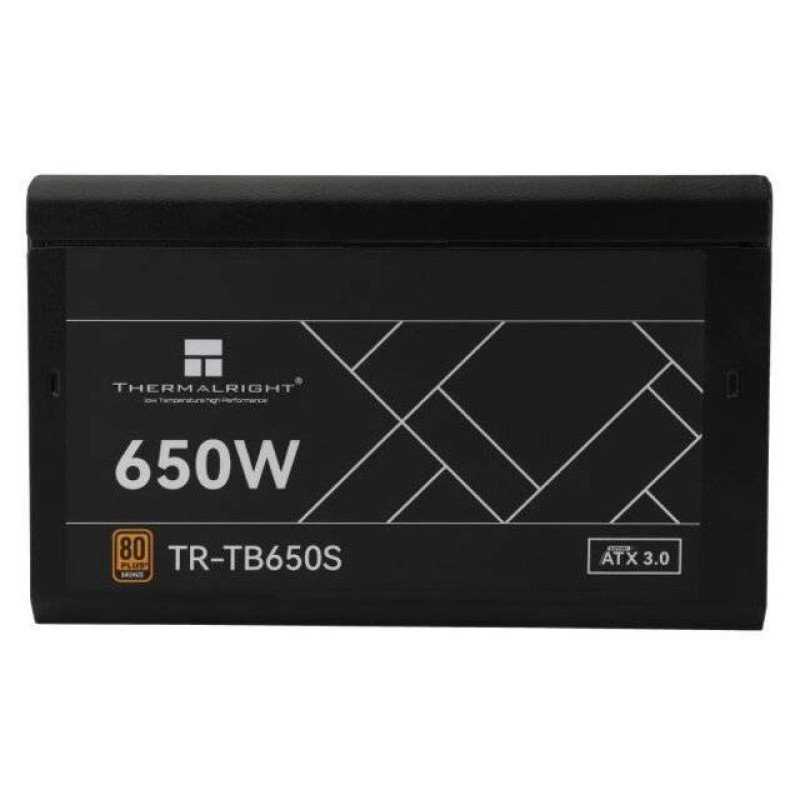 Thermalright TB650S 650W 80+ Bronze [Non-Modular] PSU (Black)