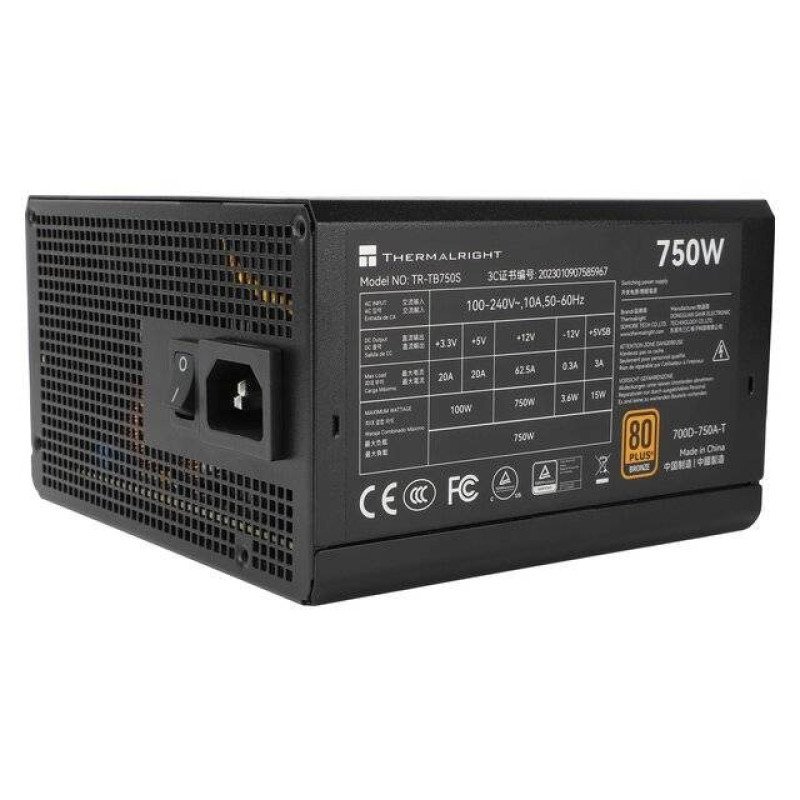 Thermalright TB750S 750W 80+ Bronze [Non-Modular] PSU (Black)
