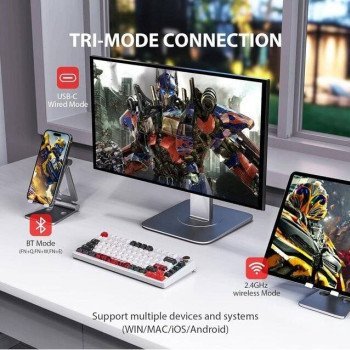 Transformers TF-GK03 [EN] Optimus Prime Mechanical Keyboard (White)