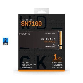 WD BLACK SN7100 1TB , 7250MB/s M.2 NVME , PCIe 4.0