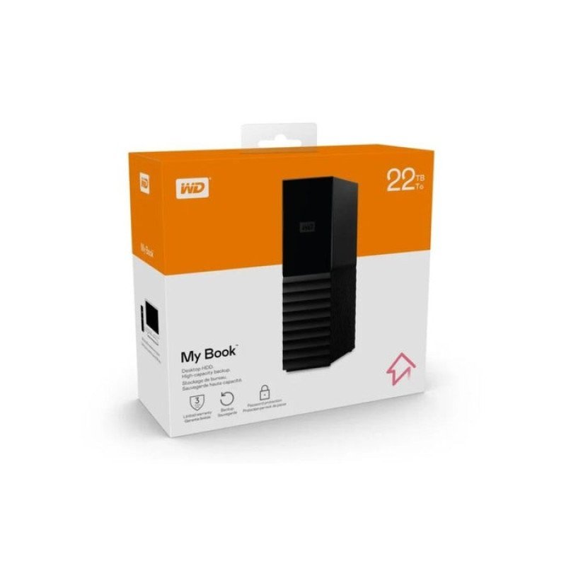 WD My Book 22TB Desktop External Hard Drive