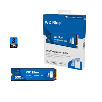WD Blue SN5000 500GB , 5000MB/s M.2 NVME , PCIe 4.0