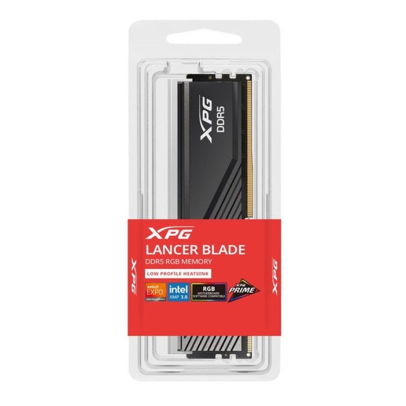 XPG Lancer Blade RGB DDR5 6000MHz 32GB CL30 UDIMM 288‑Pins Desktop SDRAM DDR5 Single Channel RAM