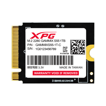 XPG GAMMIX S55 PCIe Gen4 x4 M.2 2230 Solid State Drive - 512GB