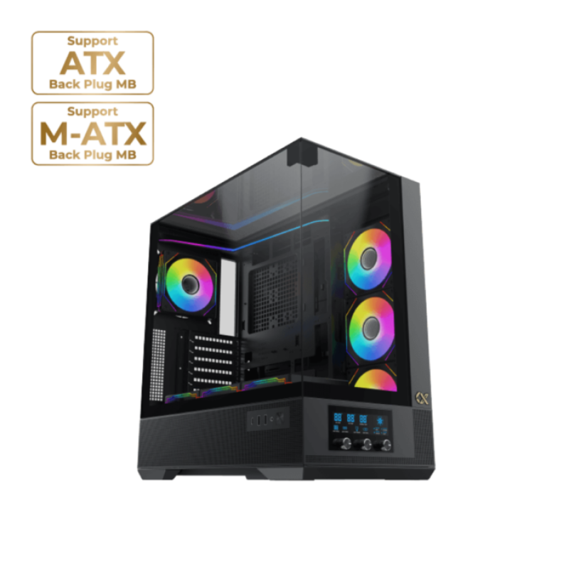 CASE XIGMATEK VISION BLACK