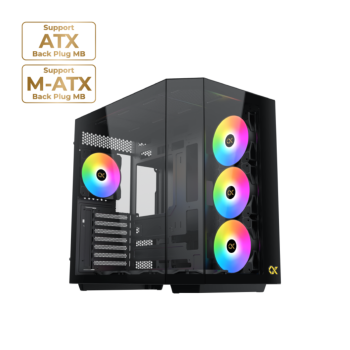 CASE XIGMATEK CUBI II BLACK
