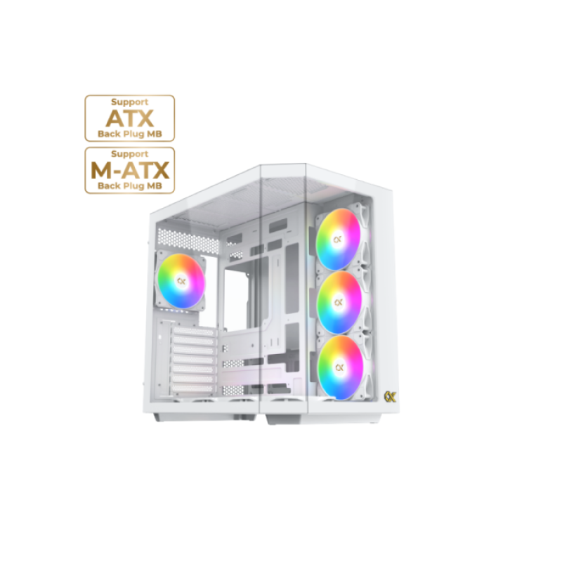 CASE XIGMATEK CUBI II WHITE CASE XIGMATEK CUBI II WHITE