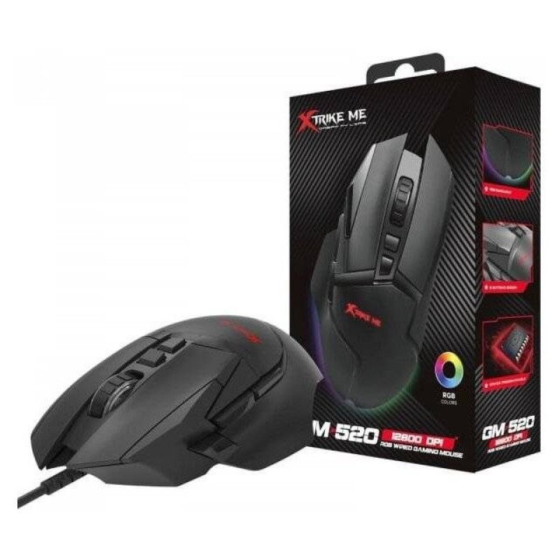 Xtrike Me GM-520 RGB Mouse (Black)