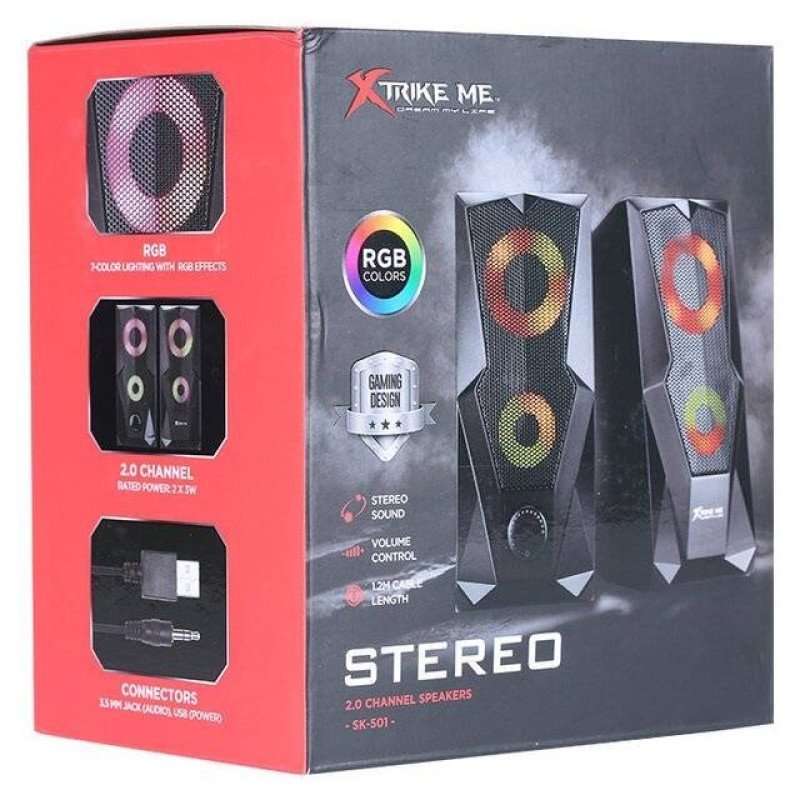 Xtrike Me SK‑201 RGB Speaker (Black)