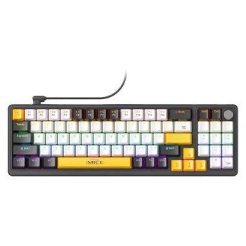 iMice GK100 Mechanical Keyboard [AR-EN] Red Switches