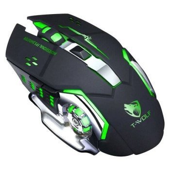 T‑Wolf V6 Wired Mouse (Black)