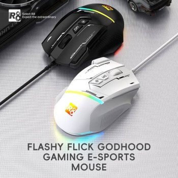 R8 G208 RGB Mouse Gaming (Black)